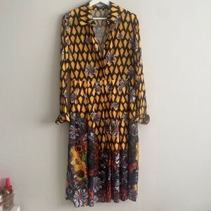 Beautiful Beulah Floral Print Dress Size: M